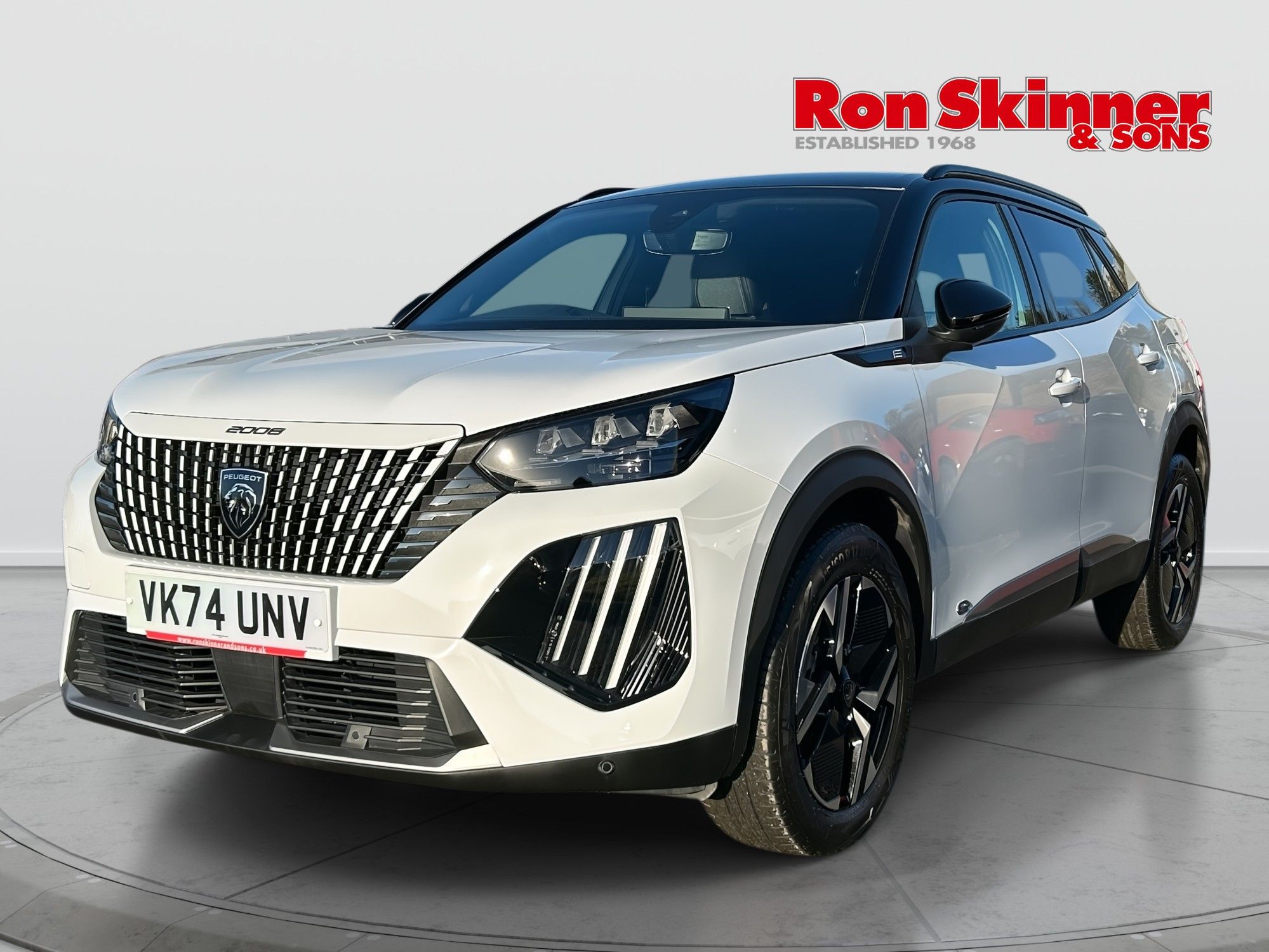 USED 2024 74 PEUGEOT E-2008 50kWh GT SUV 5dr Electric Auto (7kW Charger) (136 ps) 