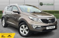 USED 2013 13 KIA SPORTAGE 1.7 CRDi EcoDynamics 2 SUV 5dr Diesel Manual 2WD Euro 5 (s/s) (114 bhp) BEAUTIFUL EXAMPLE BOTH INSIDE AND OUT, VERY WELL CARED FOR, LONG MOT AND EXCELLENT SERVICE HISTORY 9 STAMPS! CRUISE, BLUETOOTH, AIR CON, SUNROOF, HALF LEATHER!
