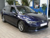 USED 2021 21 VOLKSWAGEN GOLF 1.5 eTSI MHEV R-Line Estate 5dr Petrol Hybrid DSG Euro 6 (s/s) (150 ps) SAT NAV PART LEATHER HEATED SEATS CRUISE CONTROL PARKING SENSORS 1 OWNER SERVICE HISTORY WARRANTY