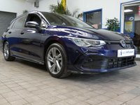 USED 2021 21 VOLKSWAGEN GOLF 1.5 eTSI MHEV R-Line Estate 5dr Petrol Hybrid DSG Euro 6 (s/s) (150 ps) SAT NAV PART LEATHER HEATED SEATS CRUISE CONTROL PARKING SENSORS 1 OWNER SERVICE HISTORY WARRANTY