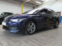 USED 2021 21 VOLKSWAGEN GOLF 1.5 eTSI MHEV R-Line Estate 5dr Petrol Hybrid DSG Euro 6 (s/s) (150 ps) SAT NAV PART LEATHER HEATED SEATS CRUISE CONTROL PARKING SENSORS 1 OWNER SERVICE HISTORY WARRANTY