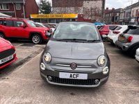 USED 2018 68 FIAT 500 1.2 Lounge Hatchback 3dr Petrol Manual Euro 6 (s/s) (69 bhp) CHOICE OF 6 IN VARIOUS COLOURS ELECTROCLASH GREY, CHEAP INSURANCE