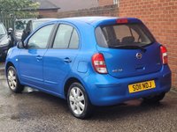 USED 2011 11 NISSAN MICRA 1.2 12V Acenta Hatchback 5dr Petrol CVT Euro 5 (80 ps) LOW MILES - HISTORY - SAT NAV - BLUE TOOTH