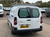 USED 2019 19 PEUGEOT PARTNER 1.6 BLUEHDI COMBI CREW VAN LWB L2 - NO VAT 