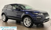 USED 2016 66 LAND ROVER RANGE ROVER EVOQUE 2.0 TD4 SE Tech SUV 5dr Diesel Manual 4WD Euro 6 (s/s) (180 ps) Striking Loire Blue Metallic , Contrast Full Cirrus Leather Interior, Heated Seats , Cruise Control