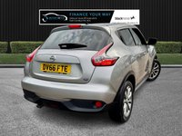 USED 2016 66 NISSAN JUKE 1.5 dCi Tekna SUV 5dr Diesel Manual Euro 6 (s/s) (110 ps) HERE AT MOTOR SWITCH YOUR NEW MOTOR IS JUST A SWITCH AWAY WITH THIS NISSAN JUKE DCI TEKNA SUV 5DR 1.5 DIESEL MANUAL EURO 6, WHICH COMES WITH A FULL 12 MONTHS NATIONWIDE WARRANTY AND ALSO COMES WITH A FULL 12 MONTHS MOT, THIS VEHICLE ALSO HAS 3 X SERVICE HISTORY STAMPS AND WILL BE FRESHLY SERVICED BEFORE IT LEAVES US TO BRING IT BACK UP TO DATE, ALSO HAS LOW MILEAGE, FINANCE AVAILABLE FROM 10.9% APR, DELIVERY AVAILABLE, PART EX WELCOME, HPI CLEAR, MILEAGE CHECKED, FULLY VALETED