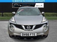 USED 2016 66 NISSAN JUKE 1.5 dCi Tekna SUV 5dr Diesel Manual Euro 6 (s/s) (110 ps) HERE AT MOTOR SWITCH YOUR NEW MOTOR IS JUST A SWITCH AWAY WITH THIS NISSAN JUKE DCI TEKNA SUV 5DR 1.5 DIESEL MANUAL EURO 6, WHICH COMES WITH A FULL 12 MONTHS NATIONWIDE WARRANTY AND ALSO COMES WITH A FULL 12 MONTHS MOT, THIS VEHICLE ALSO HAS 3 X SERVICE HISTORY STAMPS AND WILL BE FRESHLY SERVICED BEFORE IT LEAVES US TO BRING IT BACK UP TO DATE, ALSO HAS LOW MILEAGE, FINANCE AVAILABLE FROM 9.9% APR, DELIVERY AVAILABLE, PART EX WELCOME, HPI CLEAR, MILEAGE CHECKED, FULLY VALETED