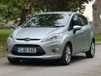 USED 2011 61 FORD FIESTA 1.25 Zetec Hatchback 5dr Petrol Manual (129 g/km, 81 bhp) 