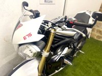 USED 2017 17 TRIUMPH STREET TRIPLE 675 675 Naked Petrol Manual O ring (106 ps) Arrow Exhaust, Bar End Mirrors, Pro Custom Decals