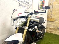 USED 2017 17 TRIUMPH STREET TRIPLE 675 675 Naked Petrol Manual O ring (106 ps) Arrow Exhaust, Bar End Mirrors, Pro Custom Decals