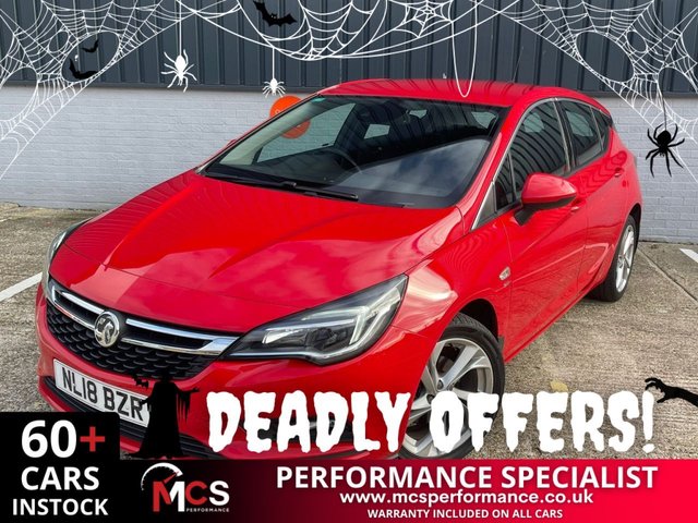 2018 18 VAUXHALL ASTRA 1.4i Turbo SRi Hatchback 5dr Petrol Manual Euro 6 (150 ps) HALOWEEN HAS COME EARLY !!