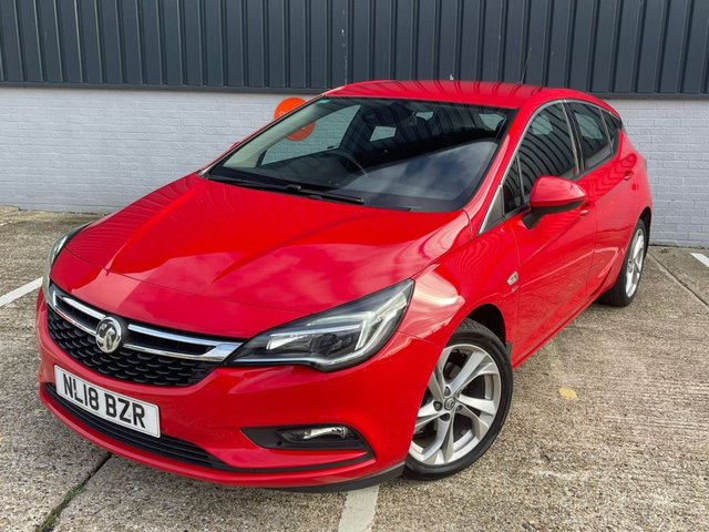 2018 18 Vauxhall Astra 1.4i Turbo SRi Hatchback 5dr Petrol Manual Euro 6 (150 ps)