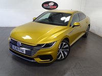 USED 2019 19 VOLKSWAGEN ARTEON 1.5 TSI EVO R-Line Fastback 5dr Petrol DSG Euro 6 (s/s) (150 ps) SAT NAV LEATHER CRUISE VIRTUAL COCKPIT P/SENSORS H/SEATS
