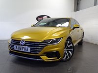 USED 2019 19 VOLKSWAGEN ARTEON 1.5 TSI EVO R-Line Fastback 5dr Petrol DSG Euro 6 (s/s) (150 ps) SAT NAV LEATHER CRUISE VIRTUAL COCKPIT P/SENSORS H/SEATS