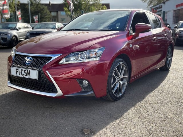 2014 14 LEXUS CT 1.8 200h F Sport Hatchback 5dr Petrol Hybrid CVT Euro 6 (s/s) (136 ps) 