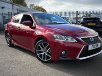 USED 2014 14 LEXUS CT 1.8 200h F Sport Hatchback 5dr Petrol Hybrid CVT Euro 6 (s/s) (136 ps) 