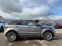 USED 2016 66 LAND ROVER RANGE ROVER EVOQUE 2.0 TD4 HSE Dynamic SUV 5dr Diesel Auto 4WD Euro 6 (s/s) (180 ps) A REALLY BEAUTIFUL ADDITION TO OUR FORECOURT FINISHED IN CORRIS GREY METALLIC PAINT WITH SANTORINI BLACK CONTRASTING ROOF+DIESEL+AUTOMATIC+4 WHEEL DRIVE+SERVICE HISTORY+LANE ASSIST+LANE DEPARTURE WARNING+PRIVACY GLASS+CRUISE CONTROL+FULL LEATHER INTERIOR+SATELLITE NAVIGATION+PARK ASSIST AND PARALLEL PARK+PARKING EXIT AND PERPENDICULAR PARK+20 INCH 5 SPLIT SPOKE STYLE ALLOY WHEELS IN SHADOW CHROME FINISH+COST NEW &pound;46140 MAKING THIS USED VEHICLE UNBELIEVABLE VALUE AT OUR LOW PRICE!!!!!!!!!!!!!!!!!