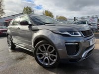 USED 2016 66 LAND ROVER RANGE ROVER EVOQUE 2.0 TD4 HSE Dynamic SUV 5dr Diesel Auto 4WD Euro 6 (s/s) (180 ps) A REALLY BEAUTIFUL ADDITION TO OUR FORECOURT FINISHED IN CORRIS GREY METALLIC PAINT WITH SANTORINI BLACK CONTRASTING ROOF+DIESEL+AUTOMATIC+4 WHEEL DRIVE+SERVICE HISTORY+LANE ASSIST+LANE DEPARTURE WARNING+PRIVACY GLASS+CRUISE CONTROL+FULL LEATHER INTERIOR+SATELLITE NAVIGATION+PARK ASSIST AND PARALLEL PARK+PARKING EXIT AND PERPENDICULAR PARK+20 INCH 5 SPLIT SPOKE STYLE ALLOY WHEELS IN SHADOW CHROME FINISH+COST NEW &pound;46140 MAKING THIS USED VEHICLE UNBELIEVABLE VALUE AT OUR LOW PRICE!!!!!!!!!!!!!!!!!