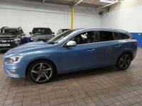USED 2013 63 VOLVO V60 2.0 D4 R-Design Lux Nav Estate 5dr Diesel Manual Euro 5 (s/s) (163 ps) &pound;35 ROAD TAX SAT NAV HEATED SEATS PART LEATHER INTERIOR CRUISE CONTROL PARKING SENSORS 3 OWNERS SERVICE HISTORY