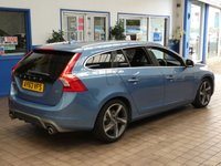 USED 2013 63 VOLVO V60 2.0 D4 R-Design Lux Nav Estate 5dr Diesel Manual Euro 5 (s/s) (163 ps) &pound;35 ROAD TAX SAT NAV HEATED SEATS PART LEATHER INTERIOR CRUISE CONTROL PARKING SENSORS 3 OWNERS SERVICE HISTORY