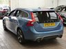 USED 2013 63 VOLVO V60 2.0 D4 R-Design Lux Nav Estate 5dr Diesel Manual Euro 5 (s/s) (163 ps) &pound;35 ROAD TAX SAT NAV HEATED SEATS PART LEATHER INTERIOR CRUISE CONTROL PARKING SENSORS 3 OWNERS SERVICE HISTORY