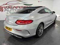 USED 2016 66 MERCEDES-BENZ C-CLASS 2.1 C250d AMG Line (Premium Plus) Coupe 2dr Diesel G-Tronic+ Euro 6 (s/s) (204 ps) 2 keys, pan roof, NAV, leather, DAB
