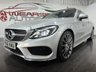 USED 2016 66 MERCEDES-BENZ C-CLASS 2.1 C250d AMG Line (Premium Plus) Coupe 2dr Diesel G-Tronic+ Euro 6 (s/s) (204 ps) 2 keys, pan roof, NAV, leather, DAB