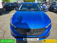 USED 2022 22 PEUGEOT 308 1.5 BlueHDi Allure Premium, Automatic, Metallic Blue,  1 Owner, Full Service History, 10