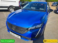 USED 2022 22 PEUGEOT 308 1.5 BlueHDi Allure Premium, Automatic, Metallic Blue,  1 Owner, Full Service History, 10