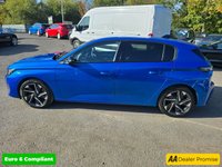 USED 2022 22 PEUGEOT 308 1.5 BlueHDi Allure Premium, Automatic, Metallic Blue,  1 Owner, Full Service History, 10
