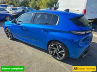 USED 2022 22 PEUGEOT 308 1.5 BlueHDi Allure Premium, Automatic, Metallic Blue,  1 Owner, Full Service History, 10