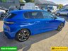 USED 2022 22 PEUGEOT 308 1.5 BlueHDi Allure Premium, Automatic, Metallic Blue,  1 Owner, Full Service History, 10