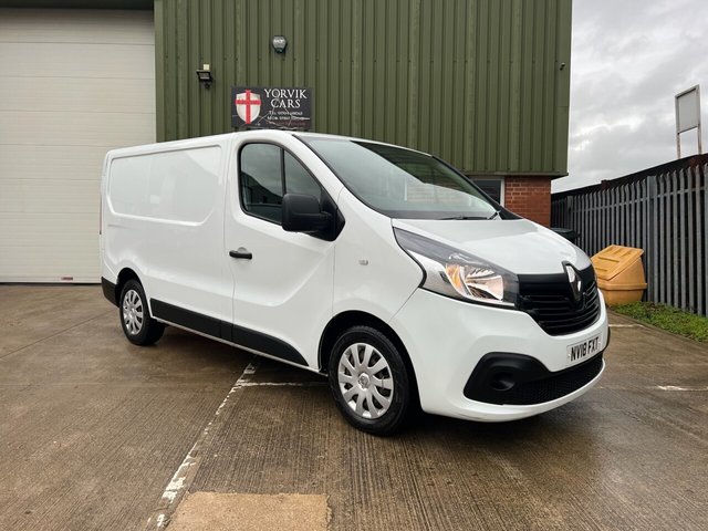 2018 18 Renault Trafic 1.6 dCi 27 Business+ Panel Van 5dr Diesel Manual SWB Standard Roof Euro 6 (120 ps)