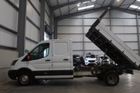 USED 2019 19 FORD TRANSIT 350 2.0 ECOBLUE 130PS RWD (DRW) DOUBLE CAB TIPPER - NO VAT 