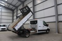 USED 2019 19 FORD TRANSIT 350 2.0 ECOBLUE 130PS RWD (DRW) DOUBLE CAB TIPPER - NO VAT 