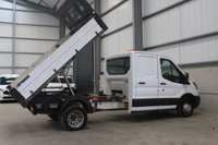 USED 2019 19 FORD TRANSIT 350 2.0 ECOBLUE 130PS RWD (DRW) DOUBLE CAB TIPPER - NO VAT 