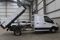 USED 2019 19 FORD TRANSIT 350 2.0 ECOBLUE 130PS RWD (DRW) DOUBLE CAB TIPPER - NO VAT 