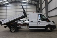 USED 2019 19 FORD TRANSIT 350 2.0 ECOBLUE 130PS RWD (DRW) DOUBLE CAB TIPPER - NO VAT 