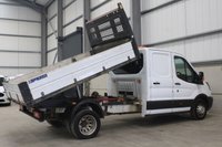 USED 2019 19 FORD TRANSIT 350 2.0 ECOBLUE 130PS RWD (DRW) DOUBLE CAB TIPPER - NO VAT 