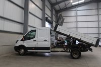 USED 2019 19 FORD TRANSIT 350 2.0 ECOBLUE 130PS RWD (DRW) DOUBLE CAB TIPPER - NO VAT 
