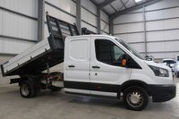USED 2019 19 FORD TRANSIT 350 2.0 ECOBLUE 130PS RWD (DRW) DOUBLE CAB TIPPER - NO VAT 