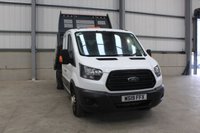 USED 2019 19 FORD TRANSIT 350 2.0 ECOBLUE 130PS RWD (DRW) DOUBLE CAB TIPPER - NO VAT 