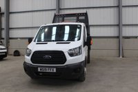 USED 2019 19 FORD TRANSIT 350 2.0 ECOBLUE 130PS RWD (DRW) DOUBLE CAB TIPPER - NO VAT 