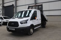 USED 2019 19 FORD TRANSIT 350 2.0 ECOBLUE 130PS RWD (DRW) DOUBLE CAB TIPPER - NO VAT 