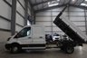 USED 2019 19 FORD TRANSIT 350 2.0 ECOBLUE 130PS RWD (DRW) DOUBLE CAB TIPPER - NO VAT 