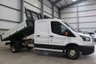 USED 2019 19 FORD TRANSIT 350 2.0 ECOBLUE 130PS RWD (DRW) DOUBLE CAB TIPPER - NO VAT 