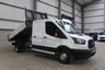 USED 2019 19 FORD TRANSIT 350 2.0 ECOBLUE 130PS RWD (DRW) DOUBLE CAB TIPPER - NO VAT 
