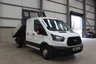 USED 2019 19 FORD TRANSIT 350 2.0 ECOBLUE 130PS RWD (DRW) DOUBLE CAB TIPPER - NO VAT 