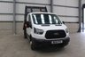 USED 2019 19 FORD TRANSIT 350 2.0 ECOBLUE 130PS RWD (DRW) DOUBLE CAB TIPPER - NO VAT 