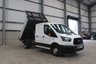 USED 2019 19 FORD TRANSIT 350 2.0 ECOBLUE 130PS RWD (DRW) DOUBLE CAB TIPPER - NO VAT 